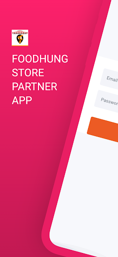 Android application Foodhung - Partner App screenshort