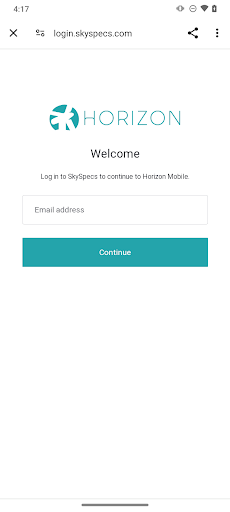 Android application Horizon Mobile by SkySpecs screenshort