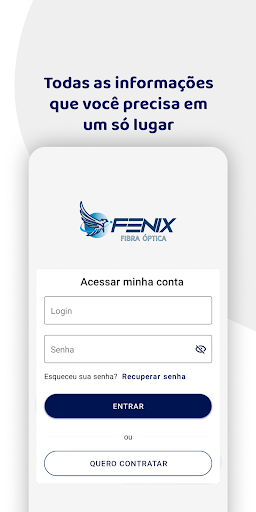 Android application FENIX INTERNET screenshort