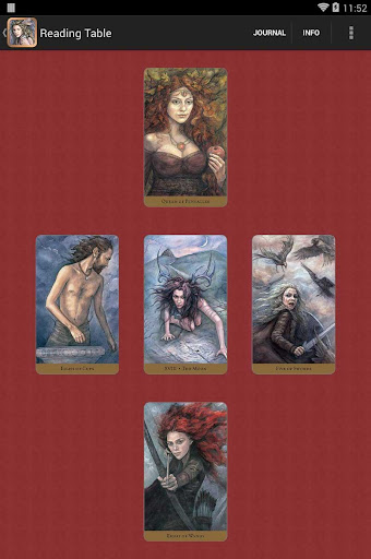 Screenshot of Tarot of the Hidden Realm