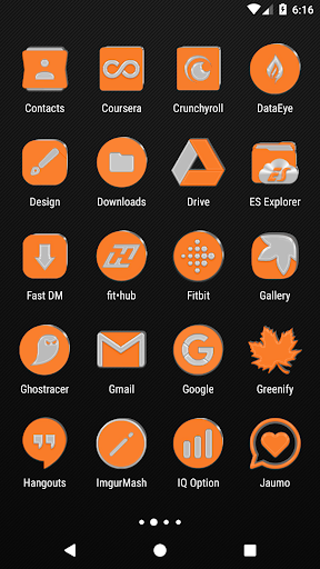 Bright Orange Icon Pack Screen 3