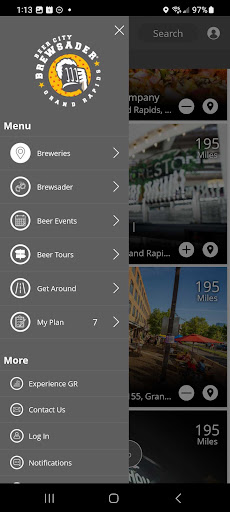 Android application Beer City Brewsader screenshort