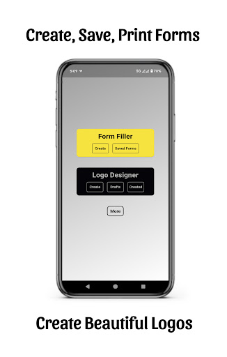 Android application Form Filler & Logo Designer screenshort