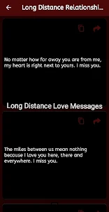 Long Distance Love Messages