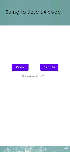 Android application String 2 Base64 - Android Tool screenshort