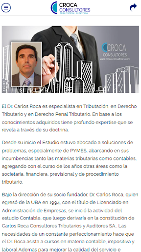 Croca Consultores Screen 3