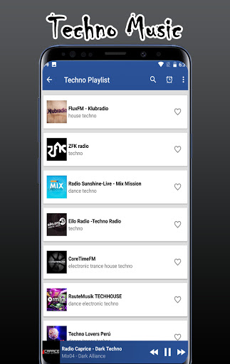 Android application Techno Music screenshort