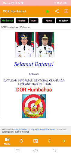 Android application DIOR Humbahas screenshort