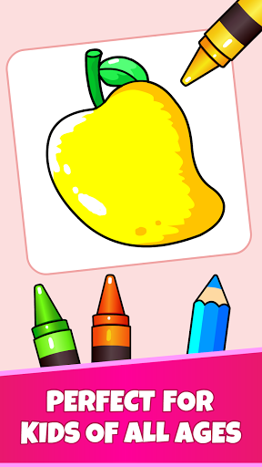 Fruits Coloring Pages - Game for Preschool Kids screenshots 3
