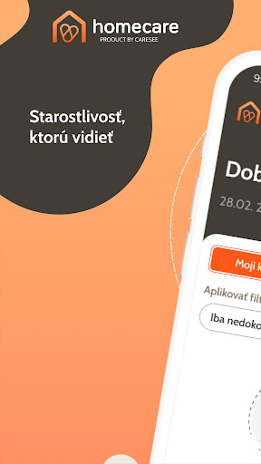Android application caresee - homecare screenshort