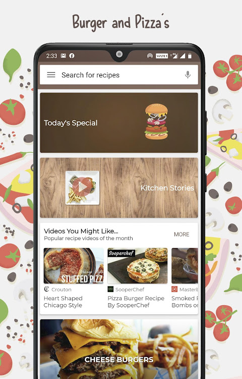 Burger and Pizza Recipes - 34.0.0 - (Android)
