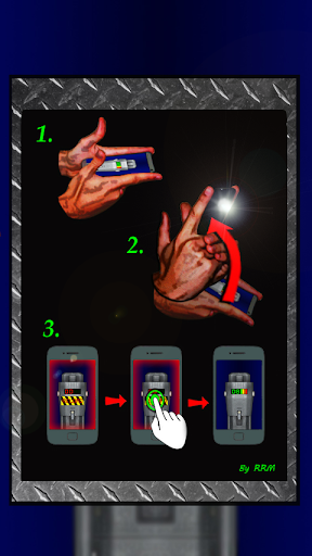 Android application Laser Gun Joke screenshort