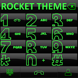 Theme Dark Green Rocketdial icon