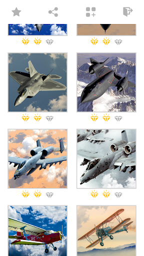 Jigsaw Aircraft Mosaic Puzzles Screen 2