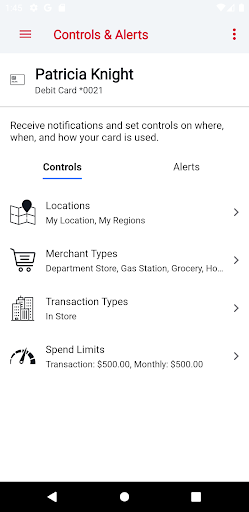 Bank OZK Cards Screen 3