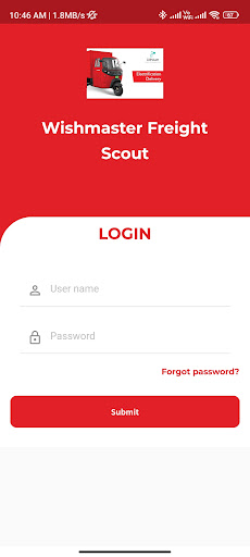 Android application Wishmaster Freight Scout screenshort