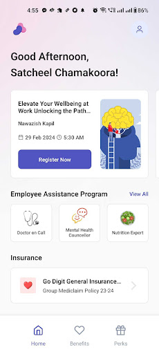 Jellybean - Employee Benefits Screen 2