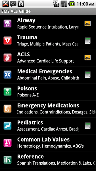 EMS ACLS Guide screenshot