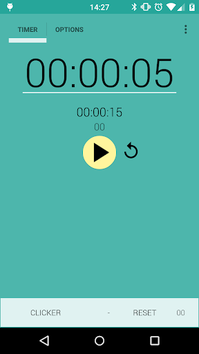 Android application Behavioral Timer screenshort