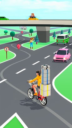 BMX Bike Ticket Delivery Gameのおすすめ画像2