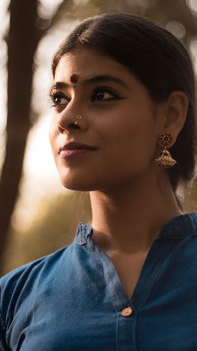 Android application simple indian girl wallpaper screenshort