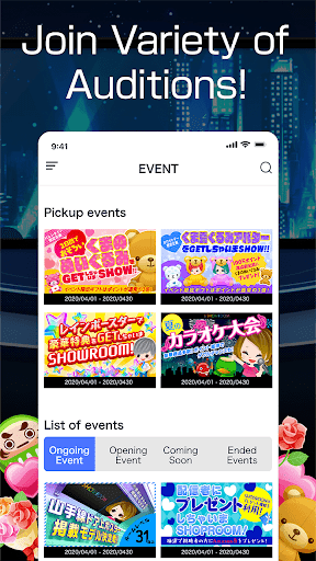 Screenshot of SHOWROOM-video live streaming