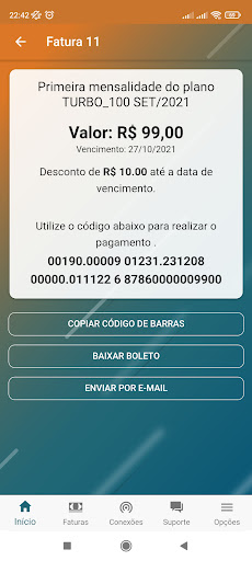 Flashnet.com app Screen 3