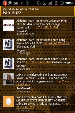 Alabama State Hornets Screen 3