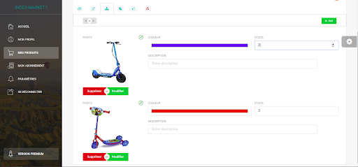 Index-Vendor Nearby Shops