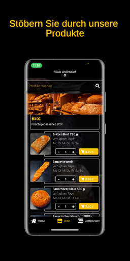 Bäckerei Sauter Screen 3