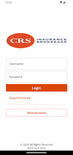 Android application CRS Insurance 24/7 screenshort