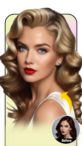Hair look- AI Hairstyle try on Screenshot 2 - AppWisp.com