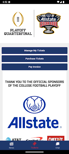 Screenshot of Sugar Bowl Mobile