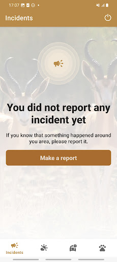 Wildlife Guardian App Screen 3