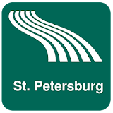 St. Petersburg Map offline icon