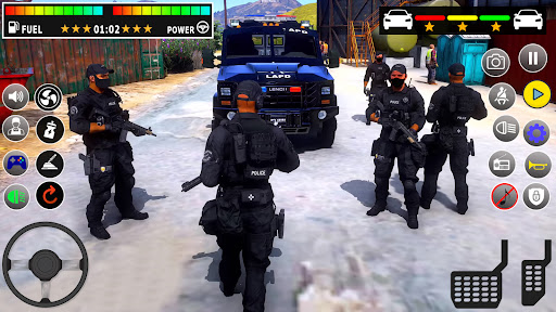Android application Police Games Simulator: PGS 3d screenshort