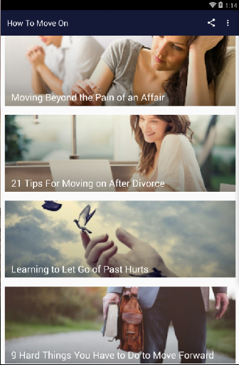 HOW TO MOVE ON