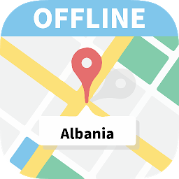 รูปไอคอน Albania offline map