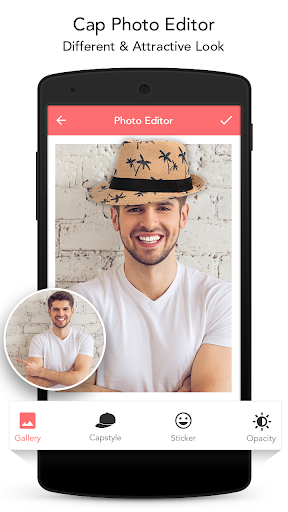 Android application Cap Photo Editor screenshort