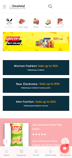 DealtAZ Shopping Screen 2