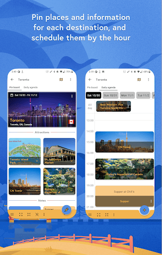 Itinerate - Travel planner Screen 2