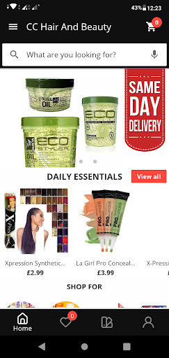 Android application CC Hair And Beauty screenshort