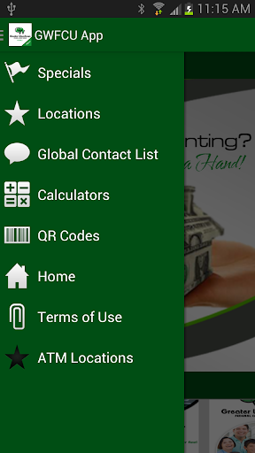 GWFCU App Screen 2