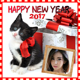 New Year photo frames 2017 icon