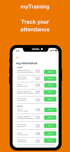 NEST: myTraining Screen 3