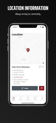 Cates Street Pharmacy Screen 2