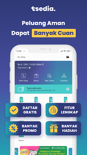 Android application Tsedia screenshort