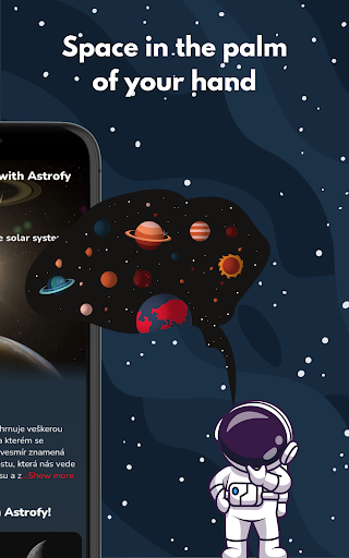 Screenshot of Astrofy: Your space guide