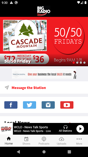 Android application Big Radio screenshort