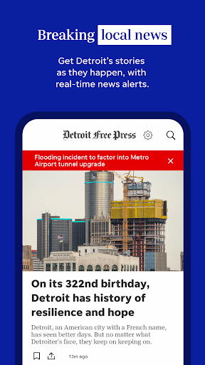 Screenshot of Detroit Free Press: Freep